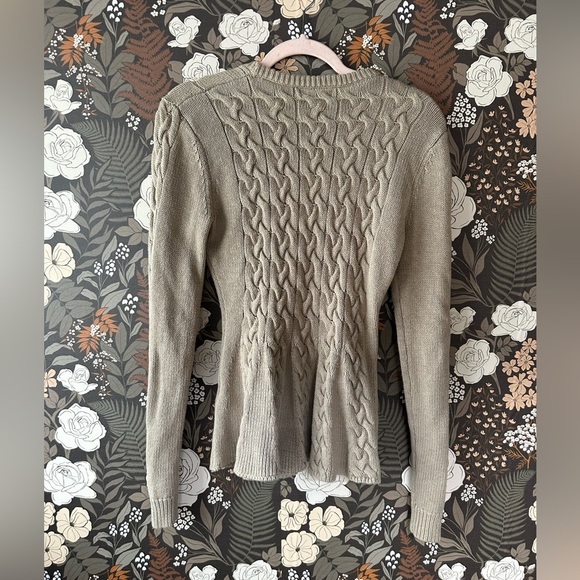 Jason Wu Collective Camel Peplum Sweater size XS - Picture 7 of 9